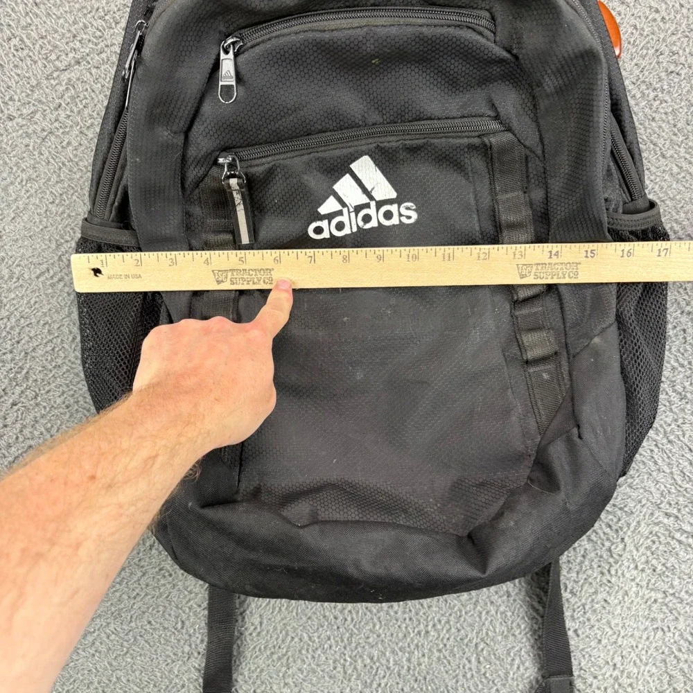 Adidas LoadSpring Black Backpack‎ 979121-A Multi-Pocket School Travel Bag 03/21